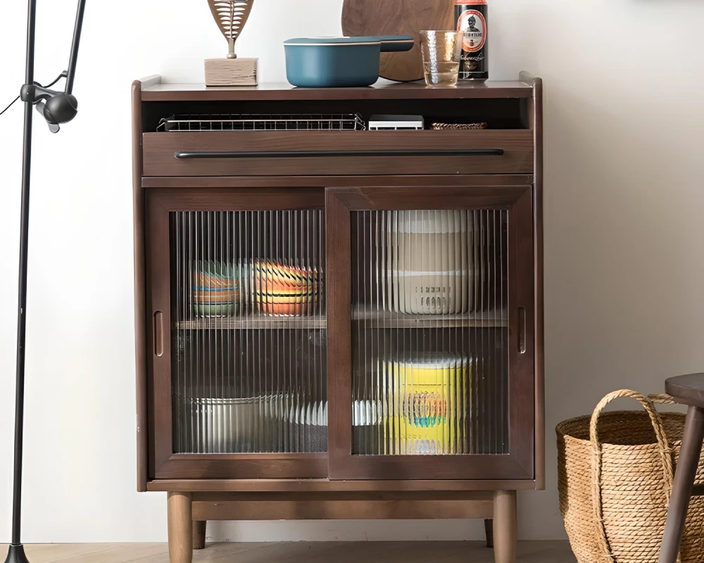 sideboard buffet cabinet glass doors
